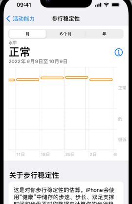 畅好乡iPhone手机维修如何在iPhone开启'步行稳定性通知'