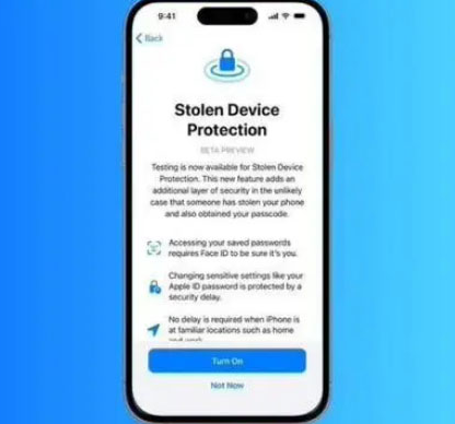畅好乡苹果授权维修店分享被盗设备保护功能开启方法 
