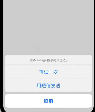 畅好乡apple维修iPhone上无法正常发送iMessage信息