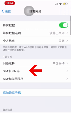 畅好乡苹果14维修网分享如何给iPhone14的SIM卡设置密码 