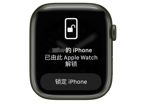 畅好乡苹果手机维修分享用 AppleWatch 解锁配备面容 ID 的 iPhone方法 